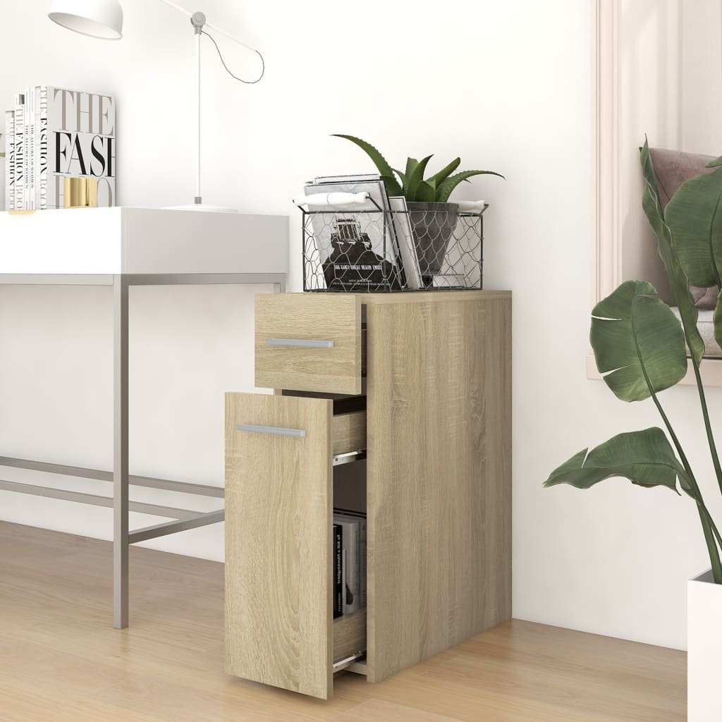 Apothecary Cabinet Sonoma Oak 20x45.5x60 cm Engineered Wood