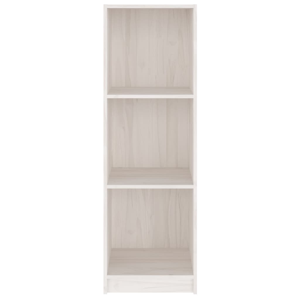 Book Cabinet/Room Divider White 36x33x110 cm Solid Pinewood
