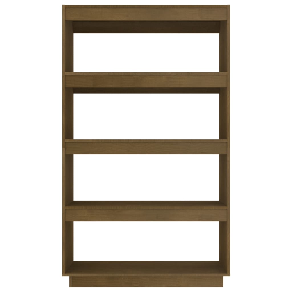 Book Cabinet/Room Divider Honey Brown 80x35x135 cm Solid Pinewood