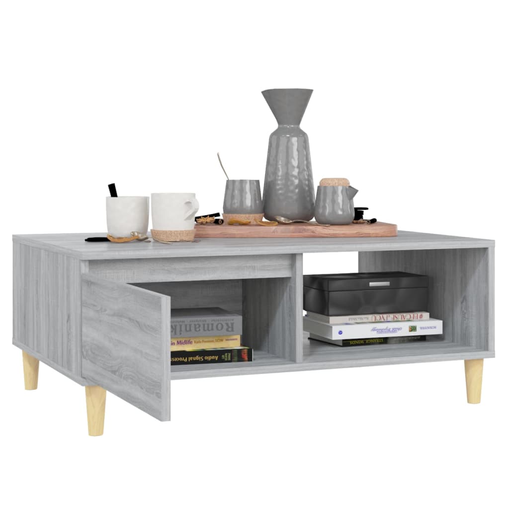 Coffee Table Grey Sonoma 90x60x35 cm Engineered Wood
