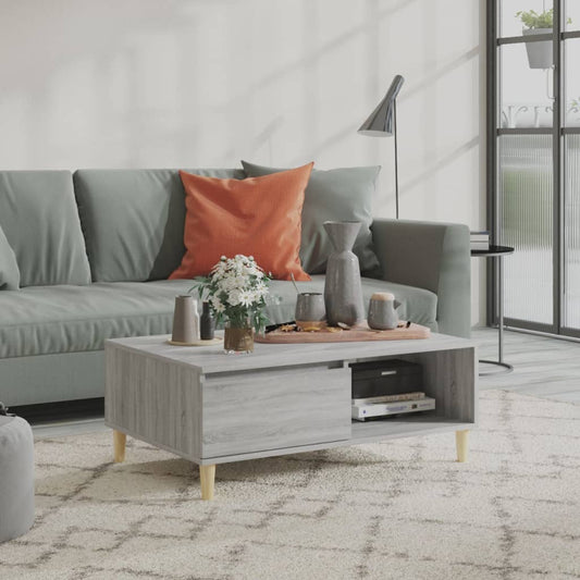 Coffee Table Grey Sonoma 90x60x35 cm Engineered Wood