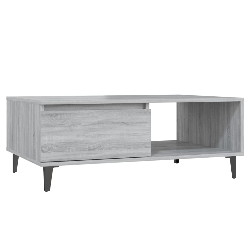 Coffee Table Grey Sonoma 90x60x35 cm Engineered Wood