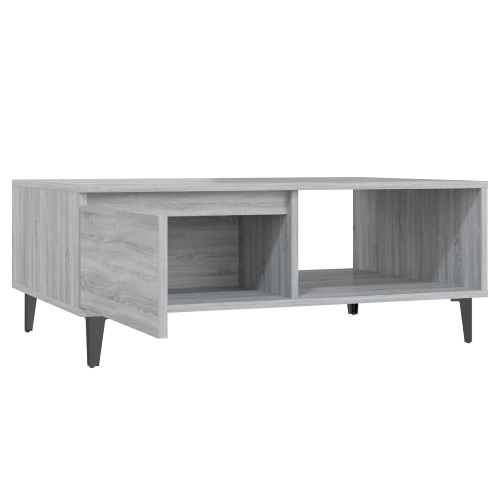 Coffee Table Grey Sonoma 90x60x35 cm Engineered Wood