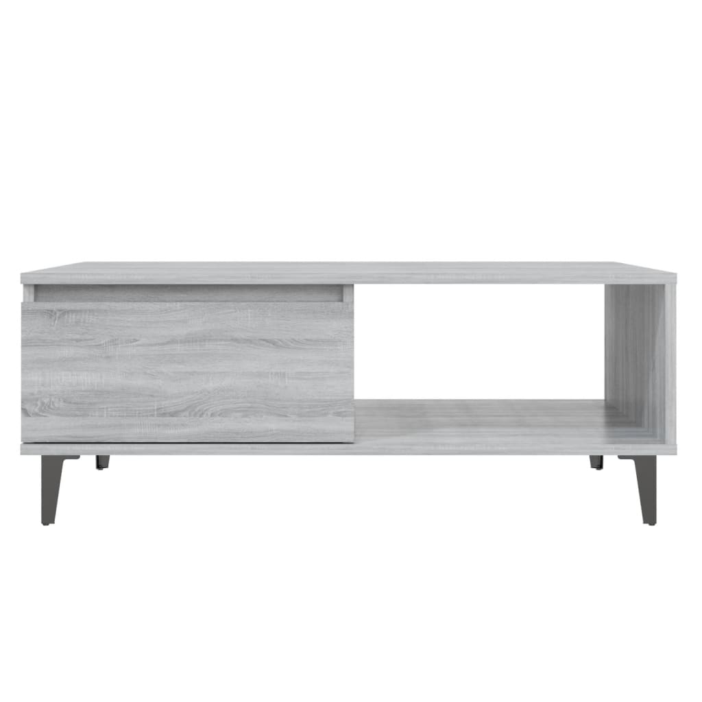 Coffee Table Grey Sonoma 90x60x35 cm Engineered Wood