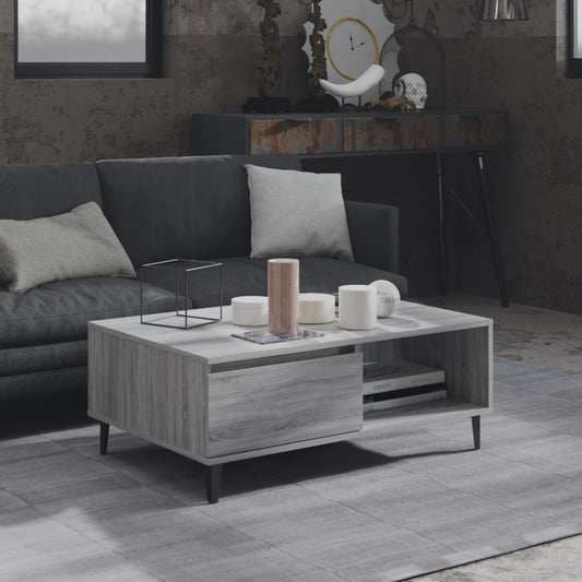 Coffee Table Grey Sonoma 90x60x35 cm Engineered Wood