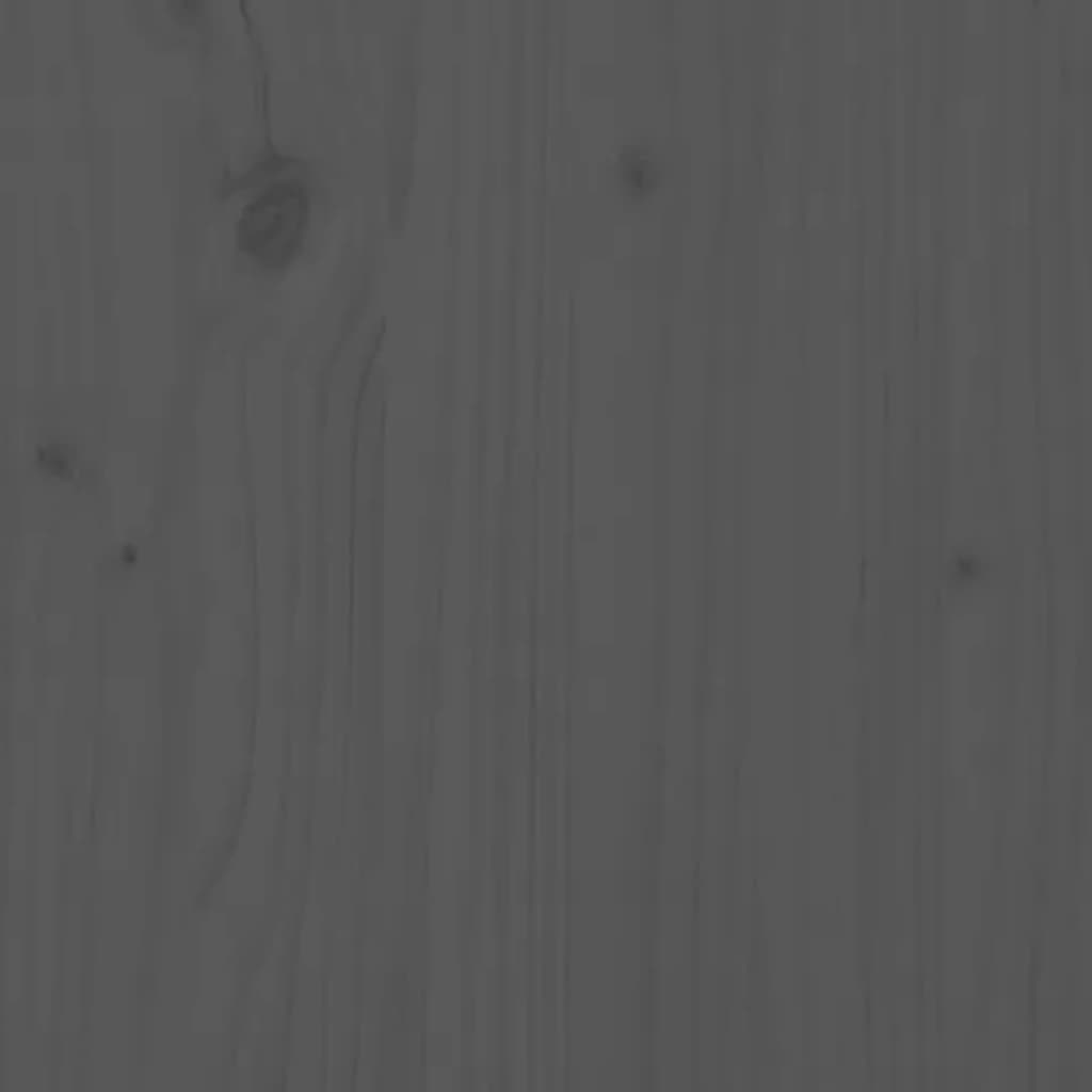 Book Cabinet/Room Divider Grey 60x35x91 cm Solid Wood Pine
