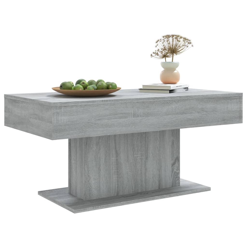 Coffee Table Grey Sonoma 96x50x45 cm Engineered Wood