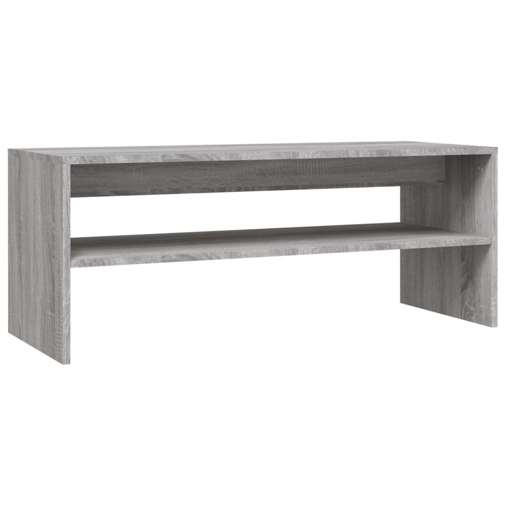 Coffee Table Grey Sonoma 100x40x40 cm Engineered Wood