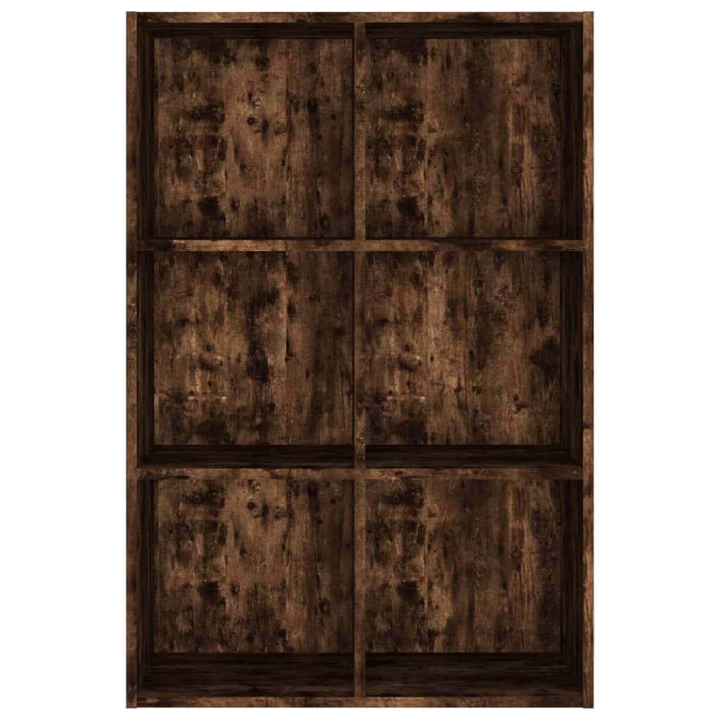 Book Cabinet/Sideboard Smoked Oak 66x30x98 cm Engineered Wood