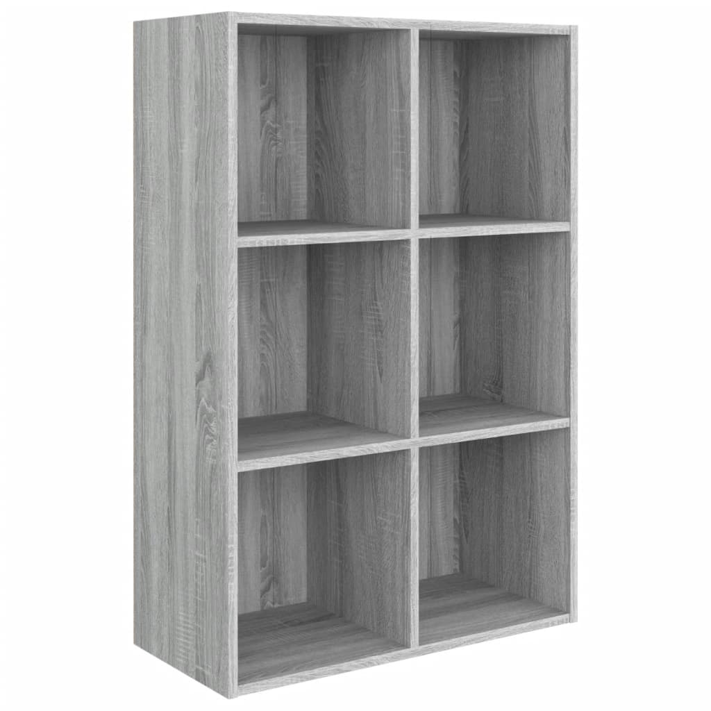 Book Cabinet/Sideboard Grey Sonoma 66x30x98 cm Engineered Wood