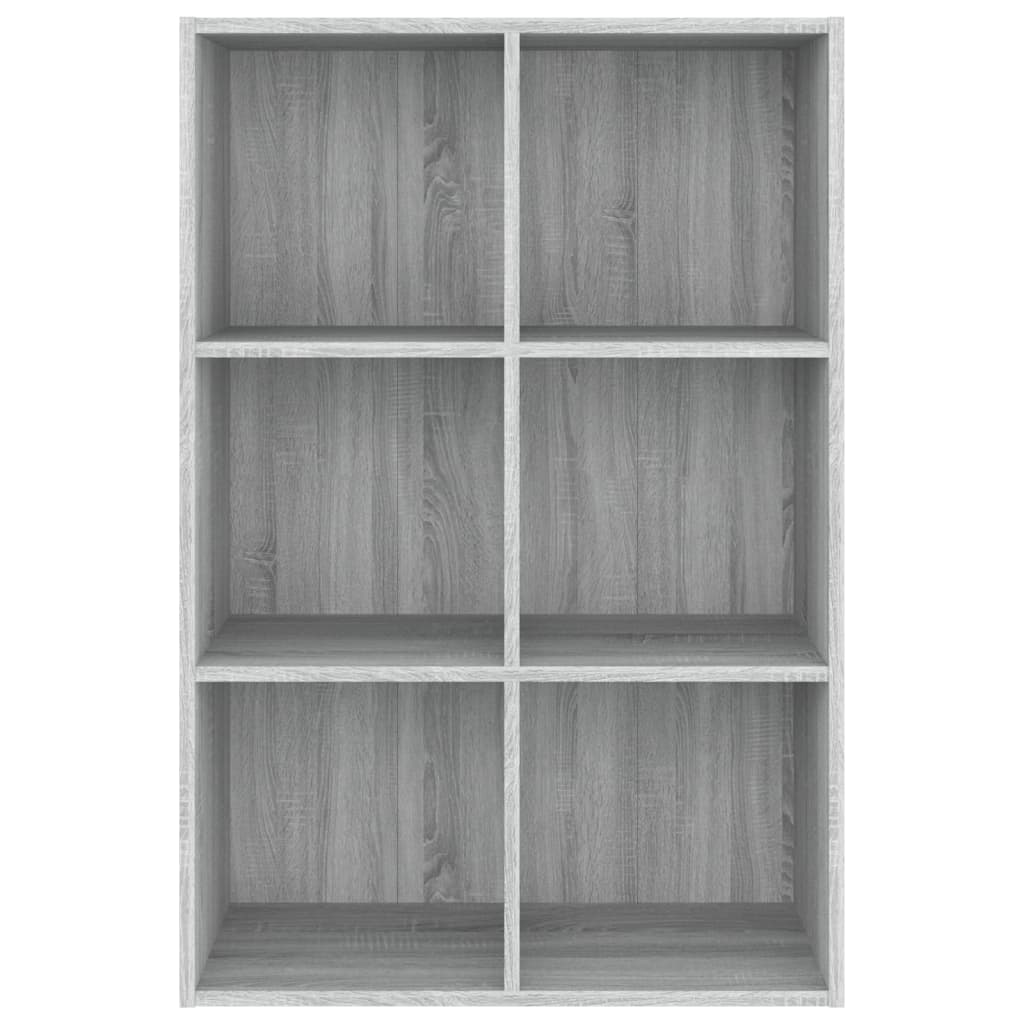 Book Cabinet/Sideboard Grey Sonoma 66x30x98 cm Engineered Wood