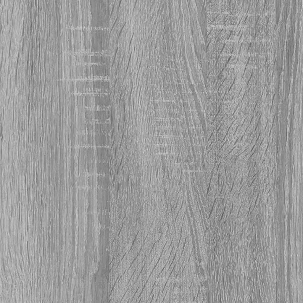 2 Piece Bathroom Furniture Set Grey Sonoma Engineered Wood