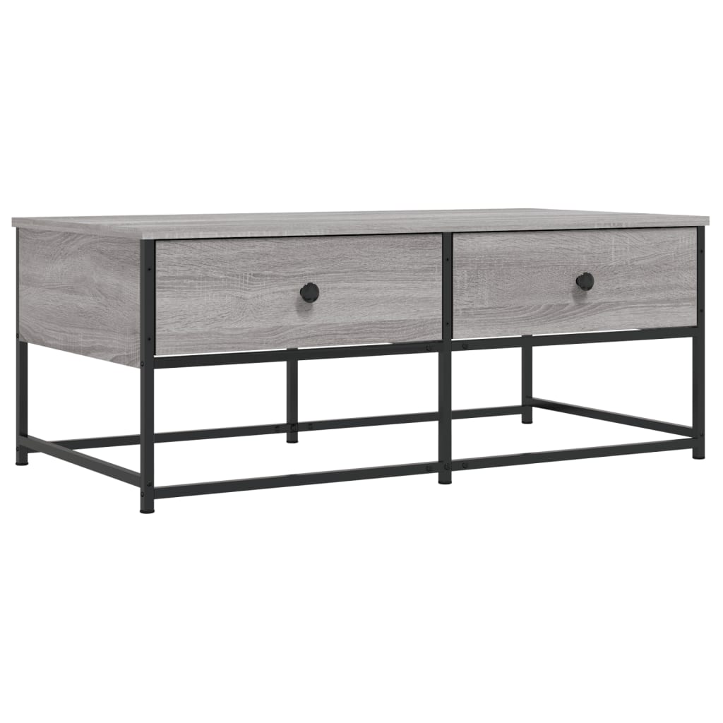 Coffee Table Grey Sonoma 100x51x40 cm Engineered Wood