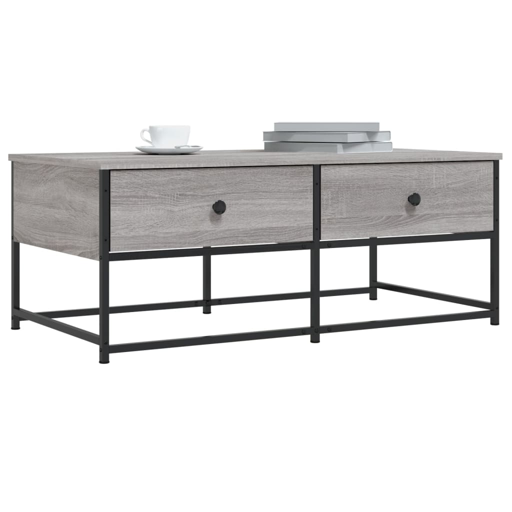 Coffee Table Grey Sonoma 100x51x40 cm Engineered Wood