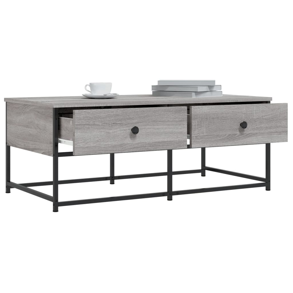 Coffee Table Grey Sonoma 100x51x40 cm Engineered Wood