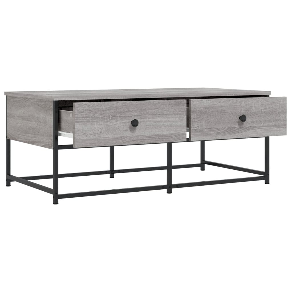 Coffee Table Grey Sonoma 100x51x40 cm Engineered Wood