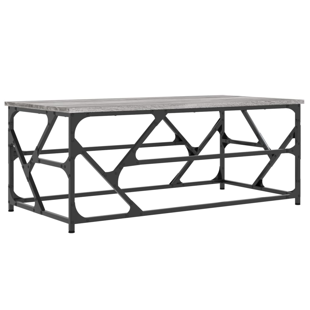 Coffee Table Grey Sonoma 100x50x40 cm Engineered Wood