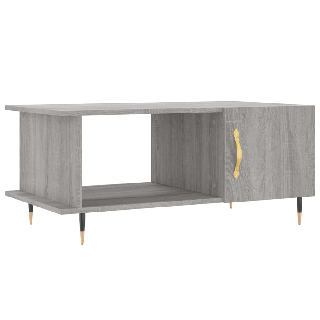 Coffee Table Grey Sonoma 90x50x40 cm Engineered Wood