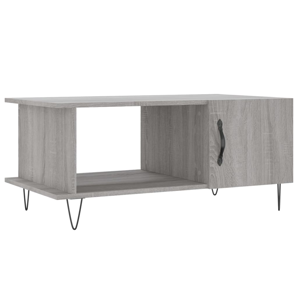 Coffee Table Grey Sonoma 90x50x40 cm Engineered Wood