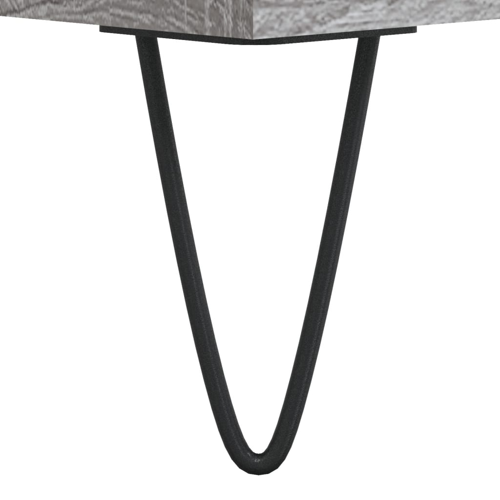 Coffee Table Grey Sonoma 90x50x40 cm Engineered Wood