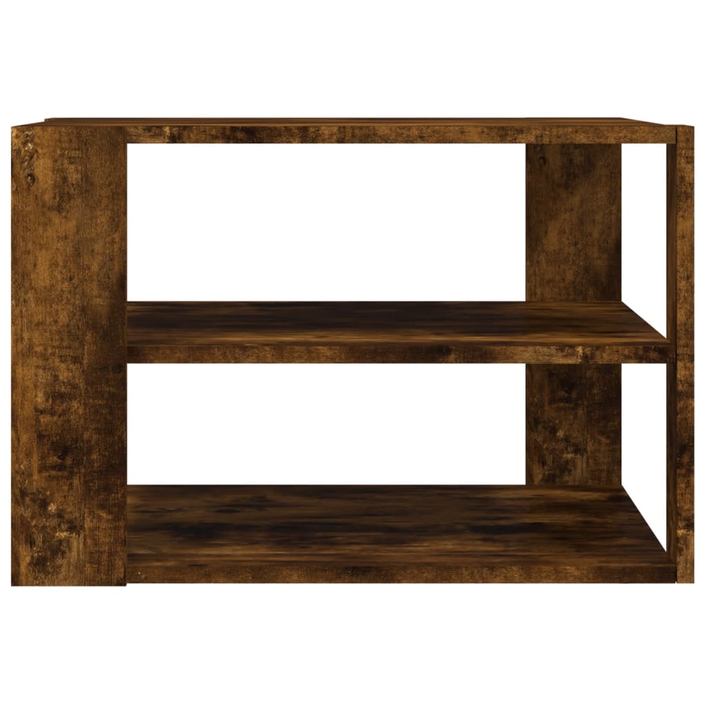 Coffee Table Smoked Oak 59.5x59.5x40 cm Engineered Wood