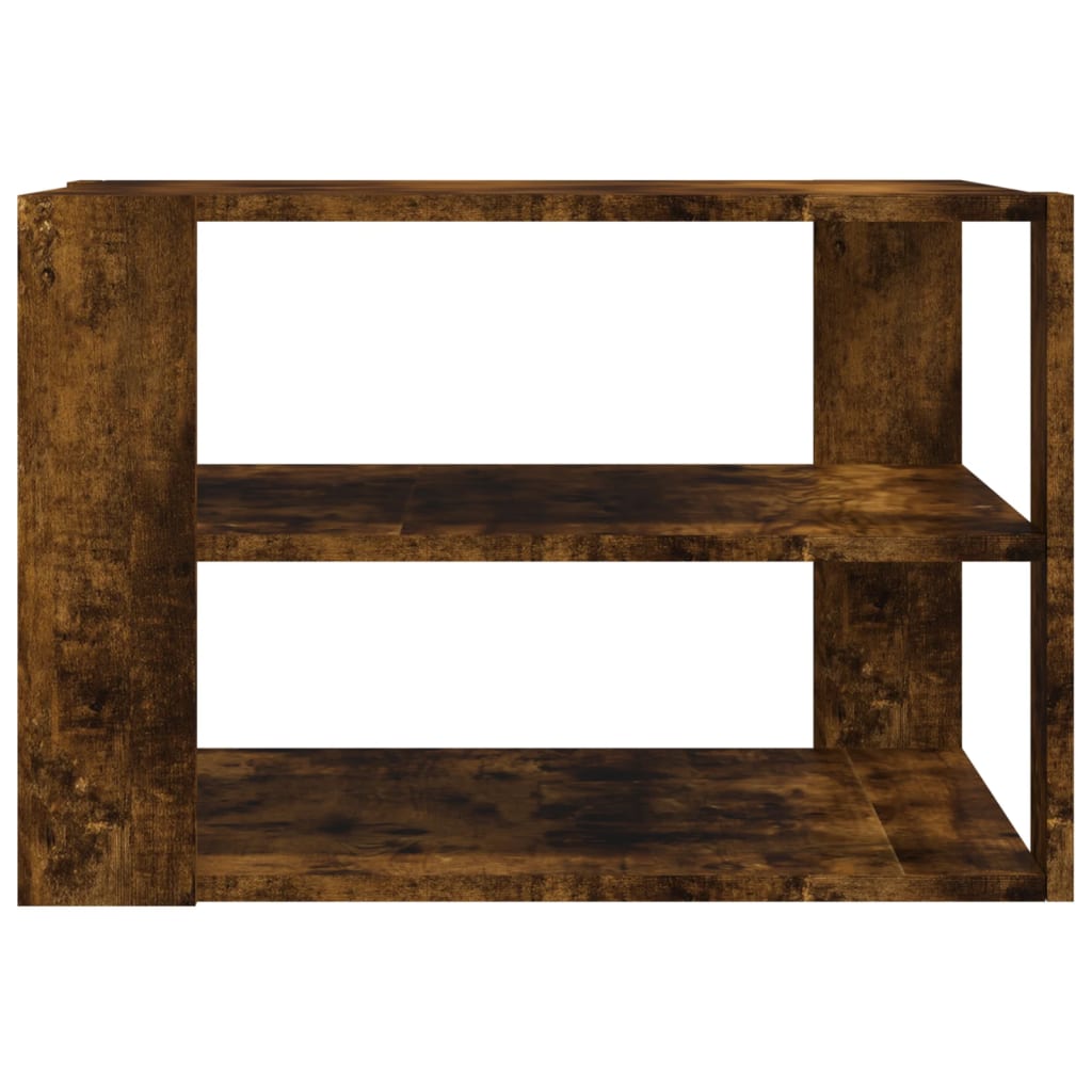 Coffee Table Smoked Oak 59.5x59.5x40 cm Engineered Wood