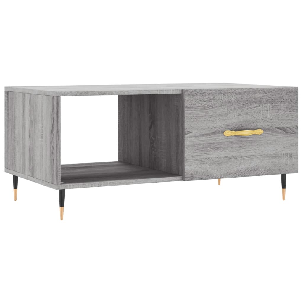 Coffee Table Grey Sonoma 90x50x40 cm Engineered Wood