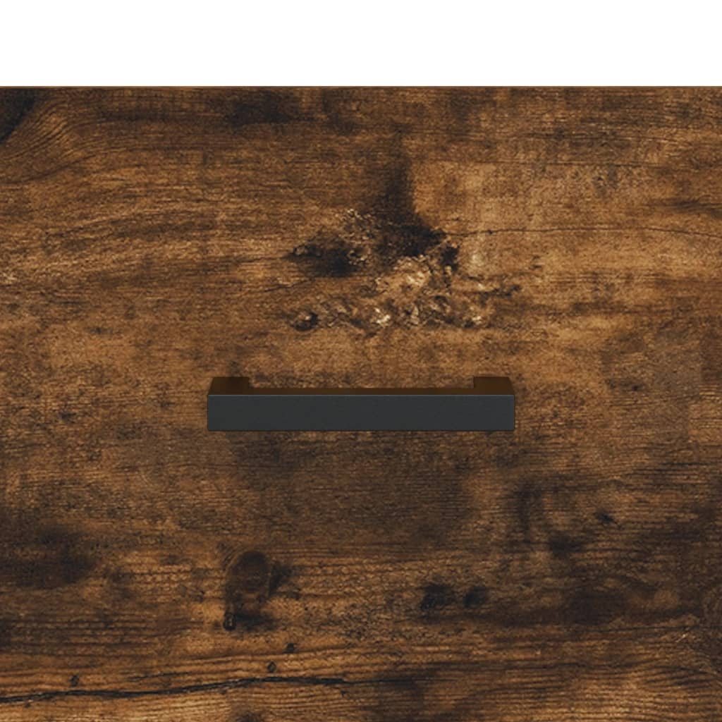 Coffee Table Smoked Oak 90x50x40 cm Engineered Wood