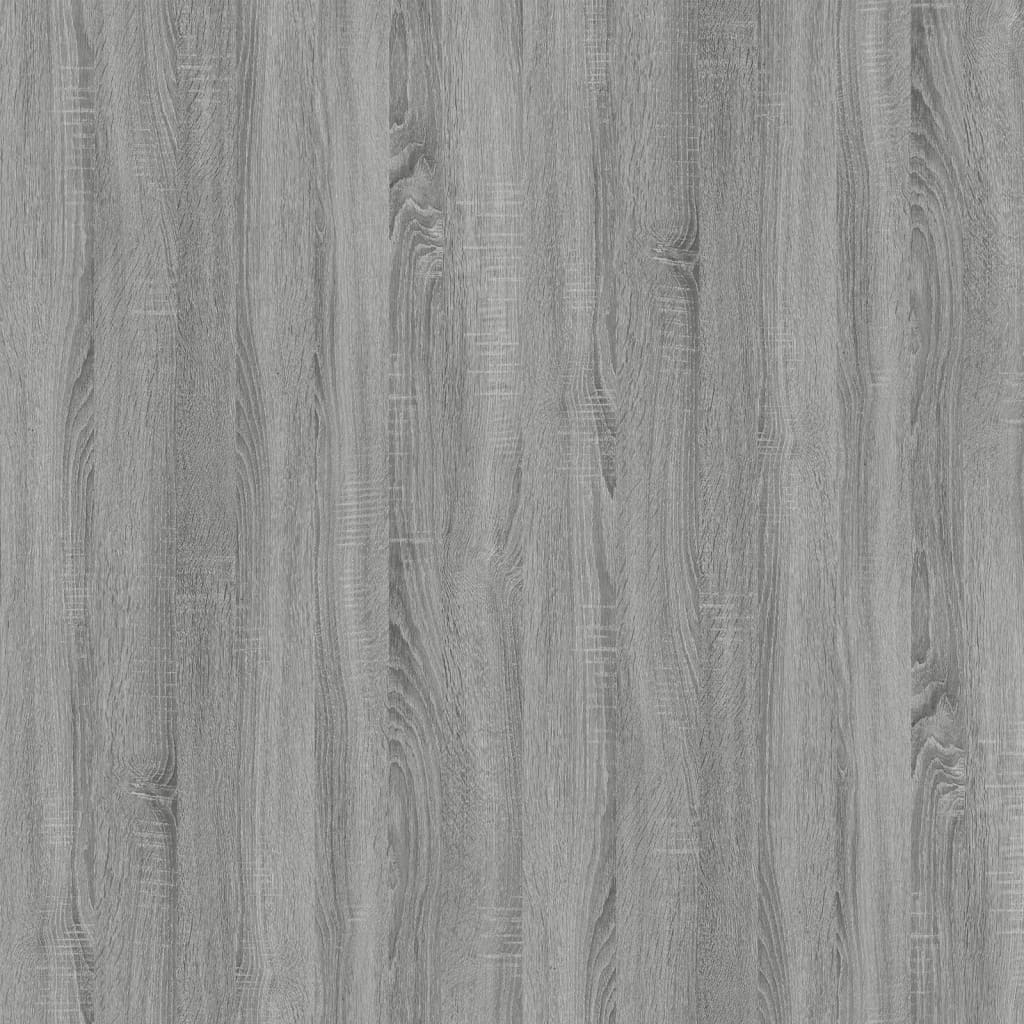 Book Cabinet/Room Divider Grey Sonoma 80x24x192 cm Engineered Wood