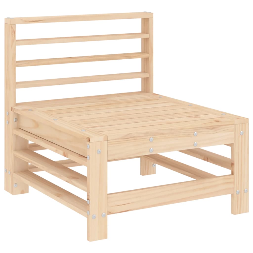 3 Piece Garden Lounge Set Solid Wood Pine