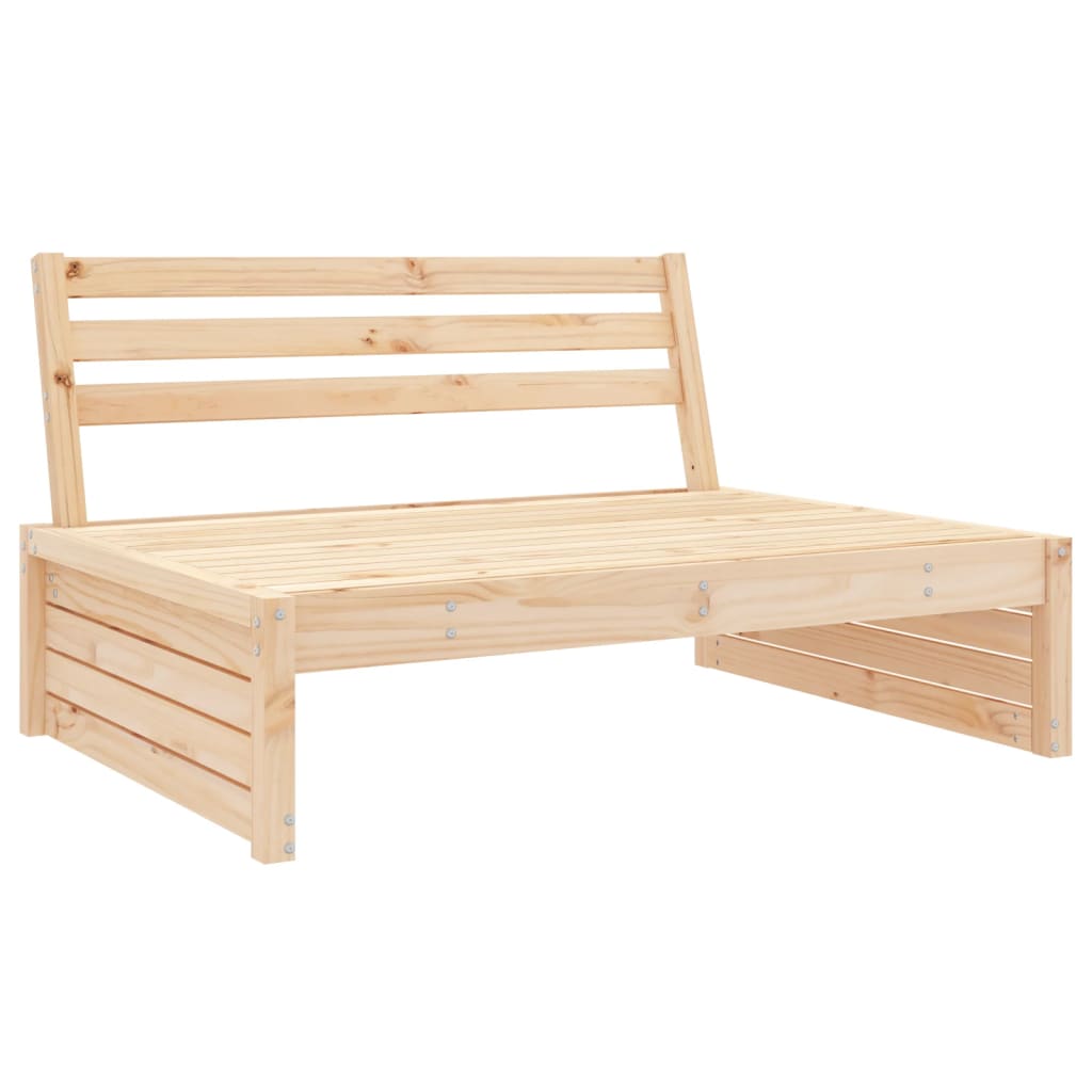 6 Piece Garden Lounge Set Solid Wood Pine