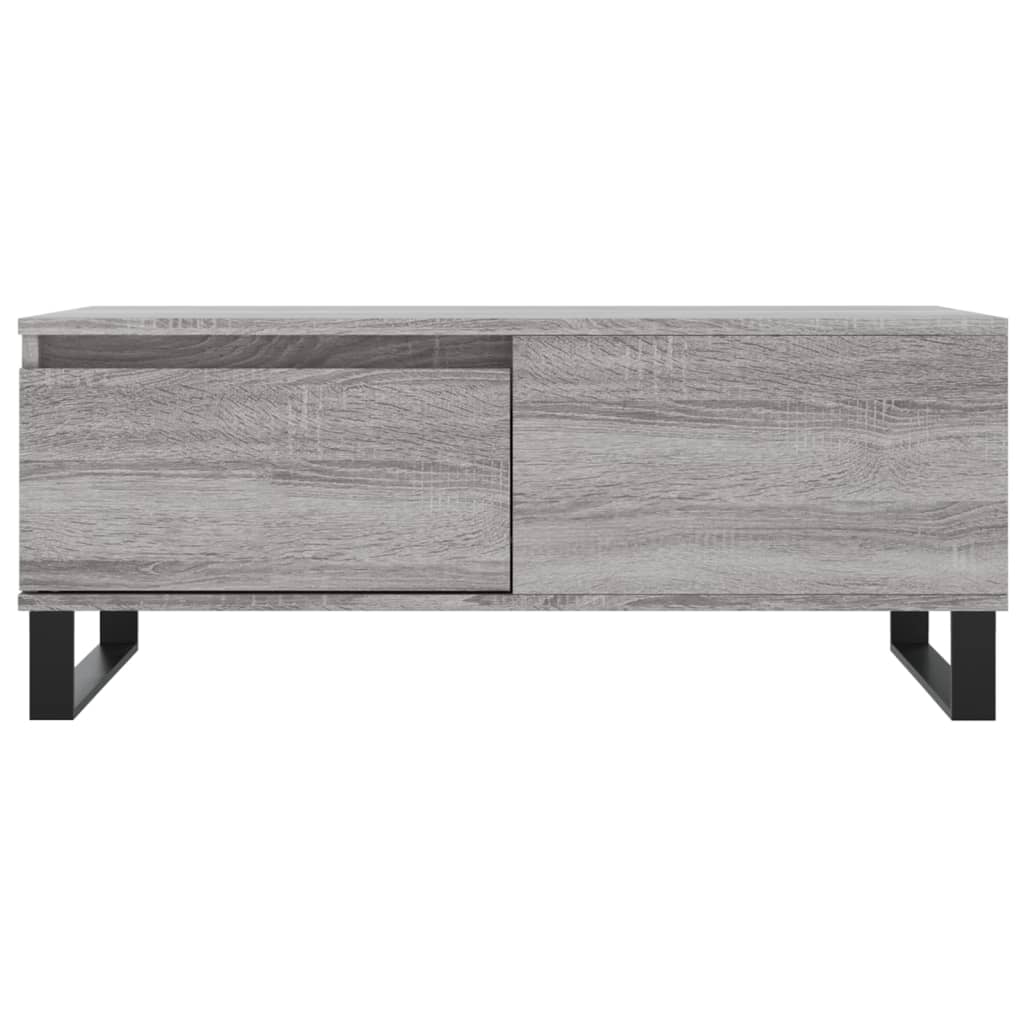 Coffee Table Grey Sonoma 90x50x36.5 cm Engineered Wood