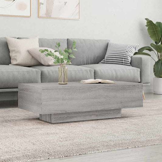 Coffee Table Grey Sonoma 100x49.5x31 cm Engineered Wood