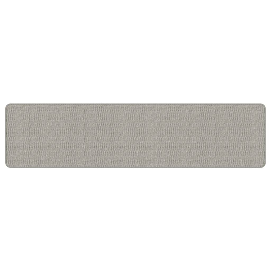 Carpet Runner Sisal Look Taupe 50x200 cm