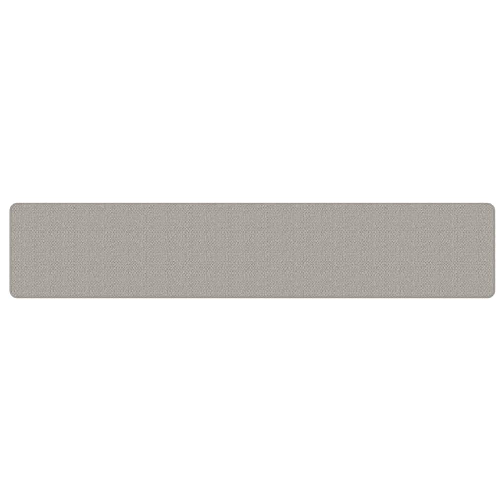 Carpet Runner Sisal Look Taupe 50x250 cm