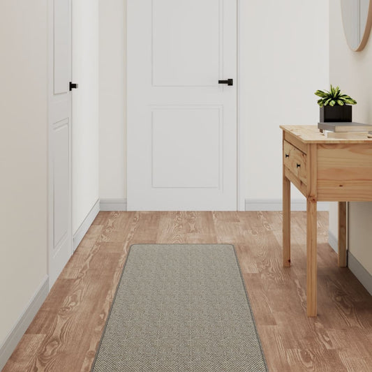 Carpet Runner Sisal Look Taupe 50x300 cm
