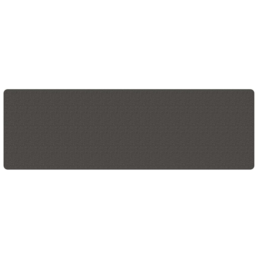 Carpet Runner Sisal Look Anthracite 80x250 cm