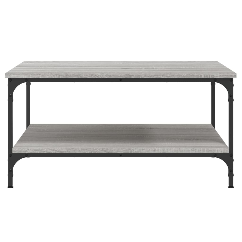 Coffee Table Grey Sonoma 80x80x40 cm Engineered Wood