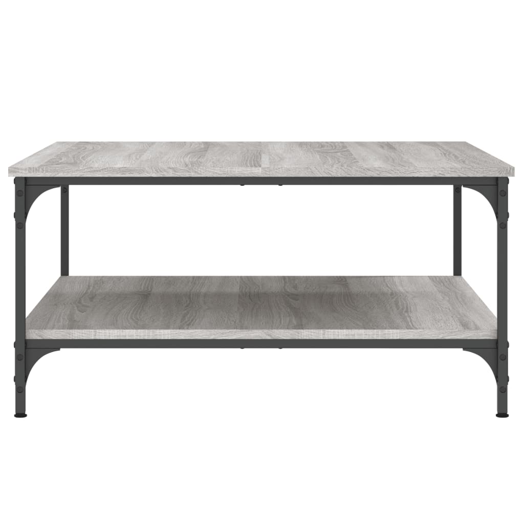 Coffee Table Grey Sonoma 80x80x40 cm Engineered Wood