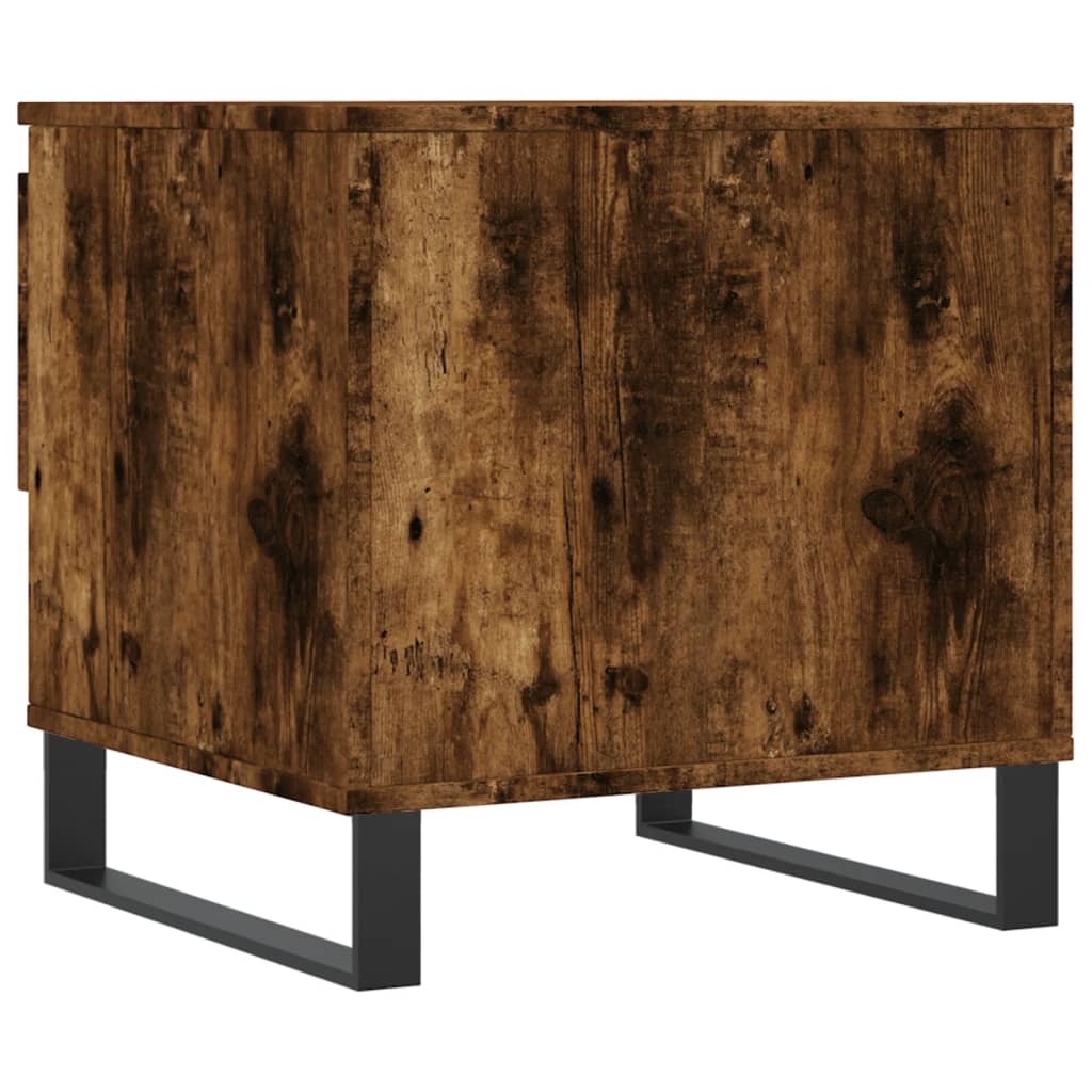 Coffee Table Smoked Oak 50x46x50 cm Engineered Wood