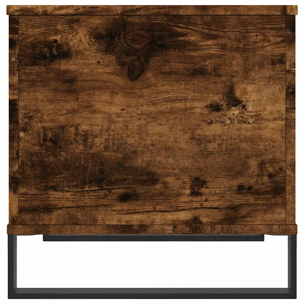 Coffee Table Smoked Oak 60x44.5x45 cm Engineered Wood