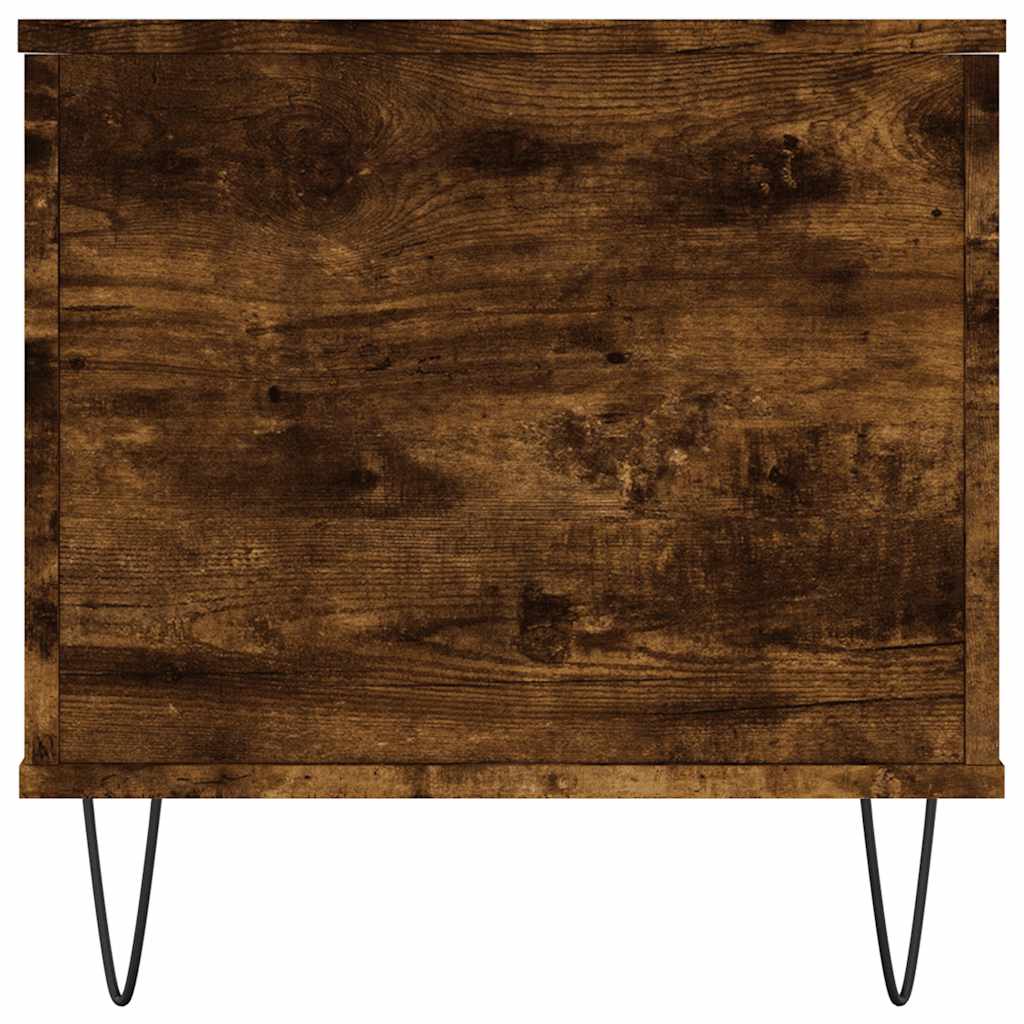 Coffee Table Smoked Oak 90x44.5x45 cm Engineered Wood