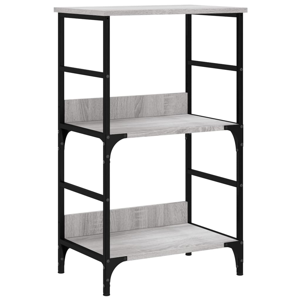 Bookshelf Grey Sonoma 50x33x82 cm Engineered Wood