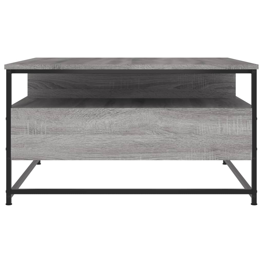 Coffee Table Grey Sonoma 80x80x45 cm Engineered Wood