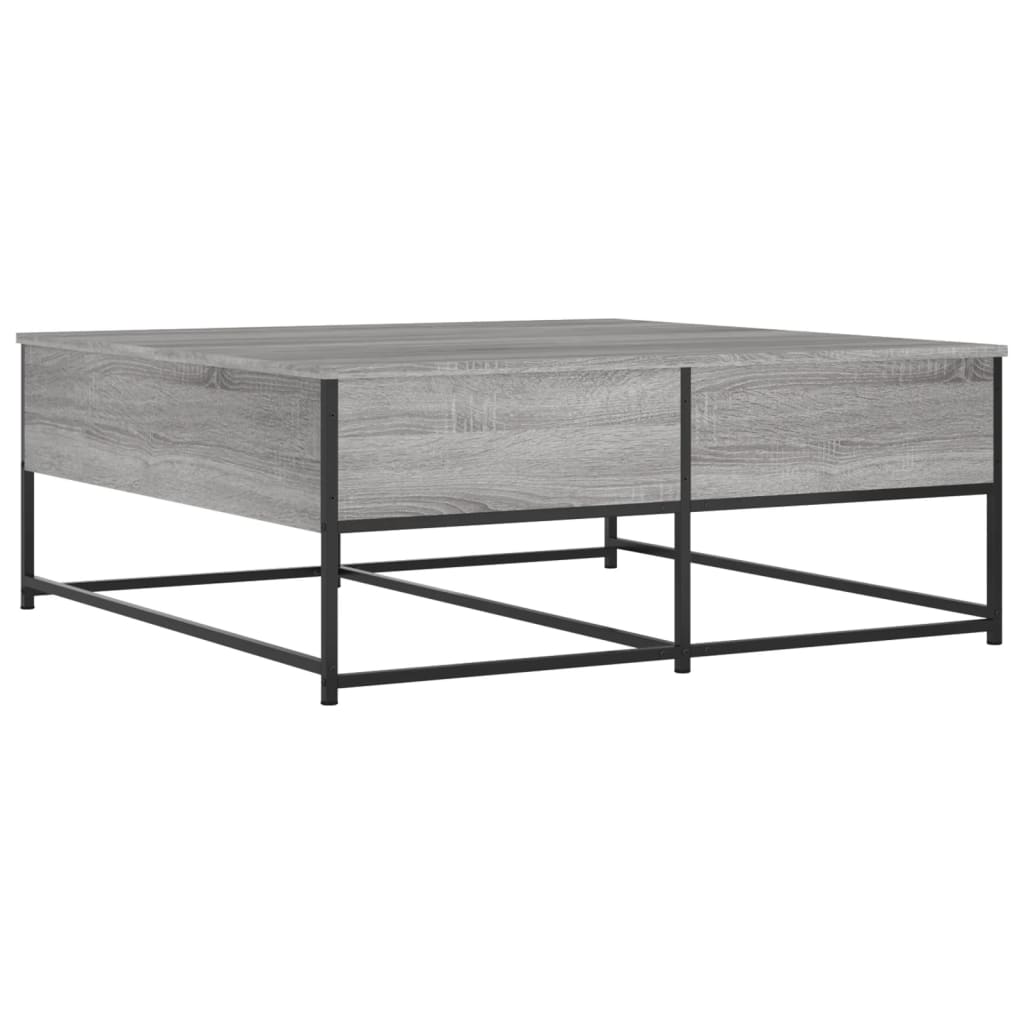 Coffee Table Grey Sonoma 100x99x40 cm Engineered Wood