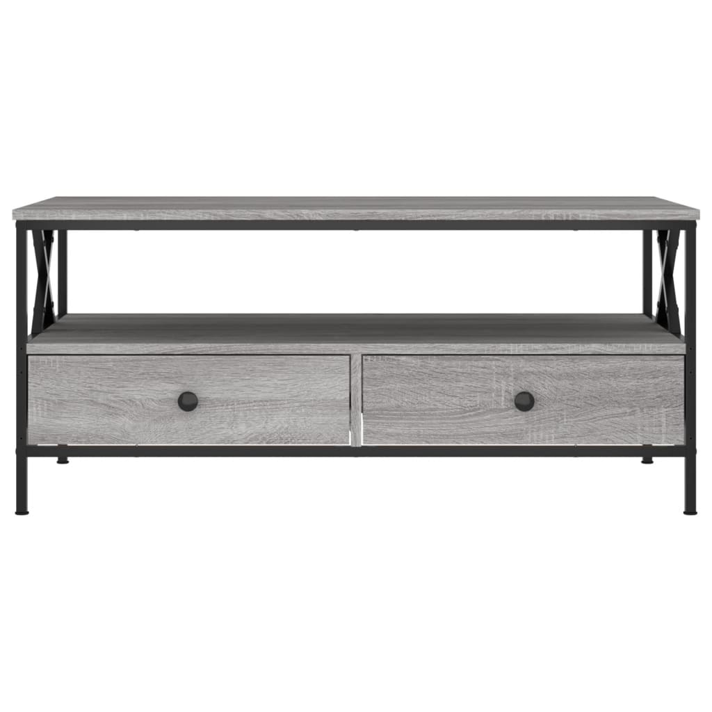 Coffee Table Grey Sonoma 100x51x45 cm Engineered Wood
