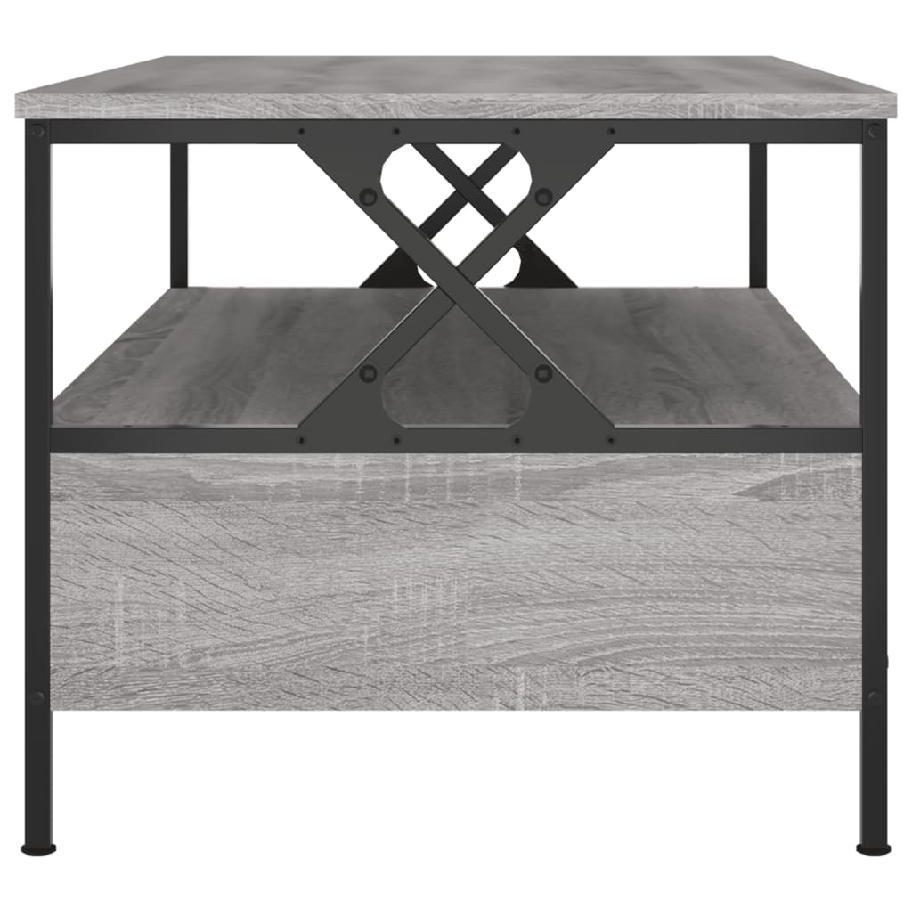 Coffee Table Grey Sonoma 100x51x45 cm Engineered Wood