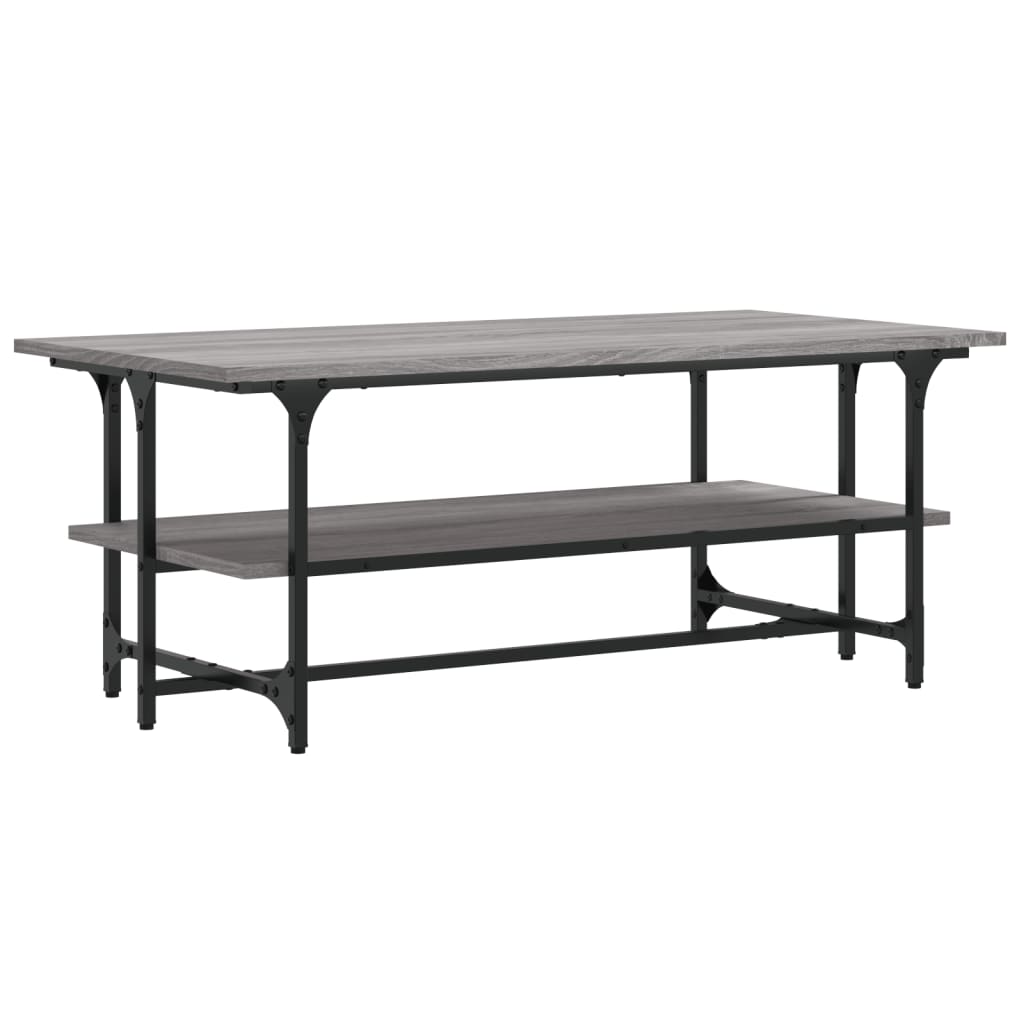 Coffee Table Grey Sonoma 100x50x40 cm Engineered Wood