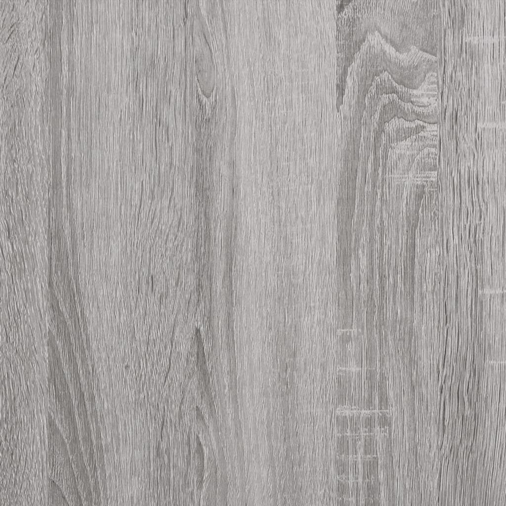 3 Piece Wall Shelf Set with Bars Grey Sonoma Engineered wood