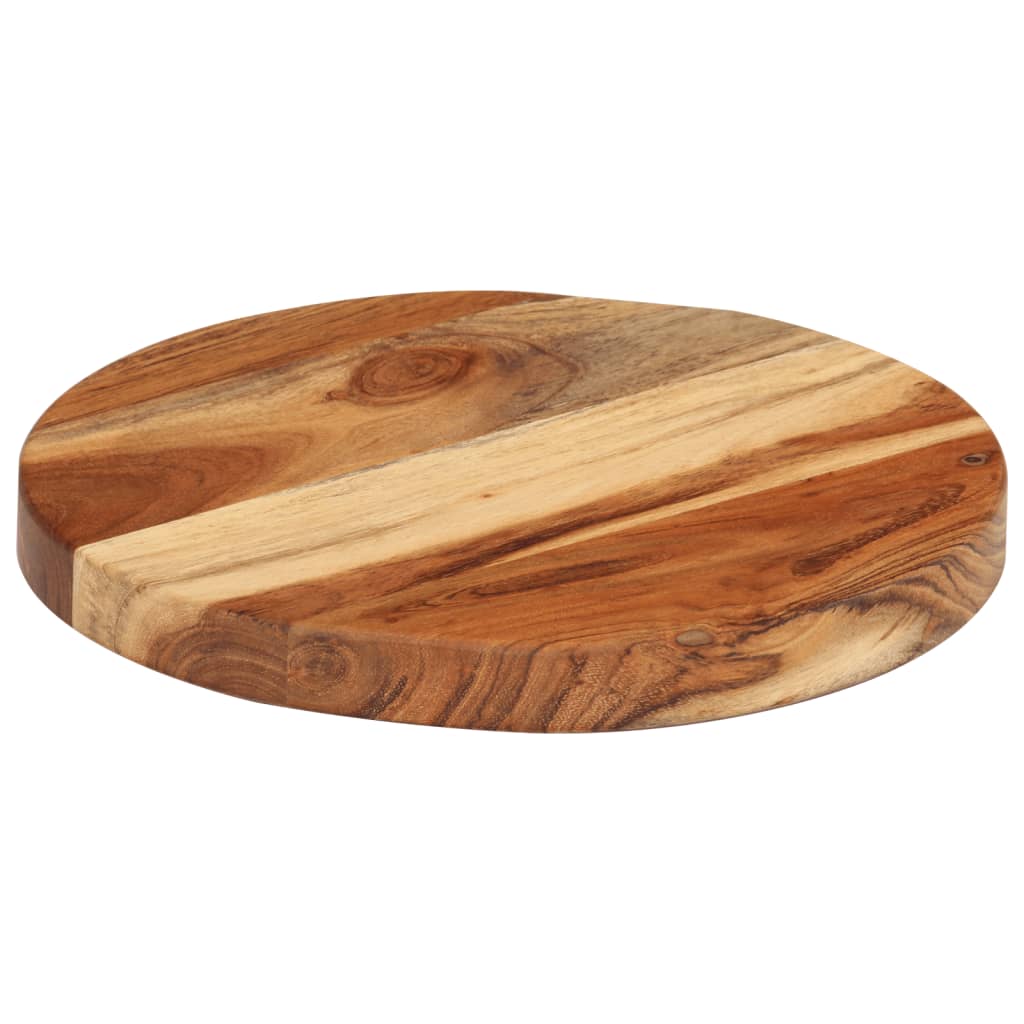 Chopping Board Ø25x2.5 cm Solid Wood Acacia